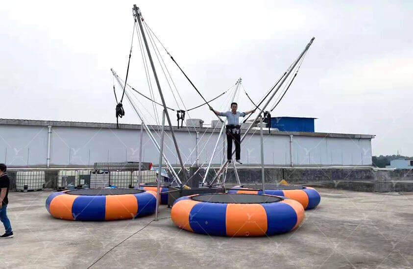 Батут с эластичными ремнями 5BT-04