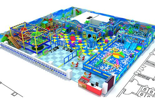 Игровая зона мягкого типа для помещений 5IPG-14