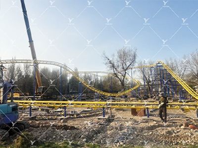 Аттракционный проект в Кыргызстане переходит в фазу монтажа — установка американских горок и автодрома проходит успешно!