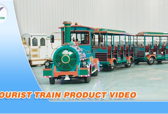 Electric Tourist Train Factory Showroom | Indoor Park Trains Ready to Ship